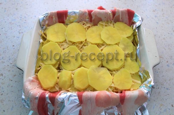 Картошка с беконом в духовке — рецепты с фото пошагово