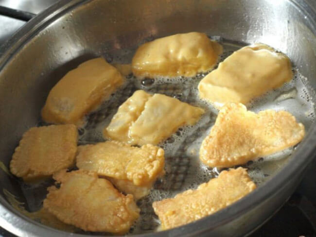 Готовка рыбы на сковороде